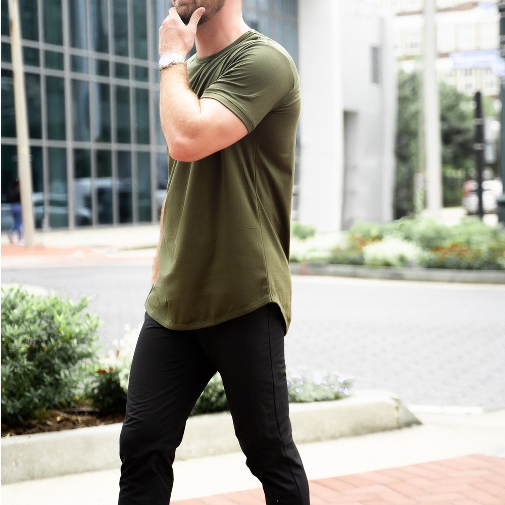 Olive Green Men's Shirt